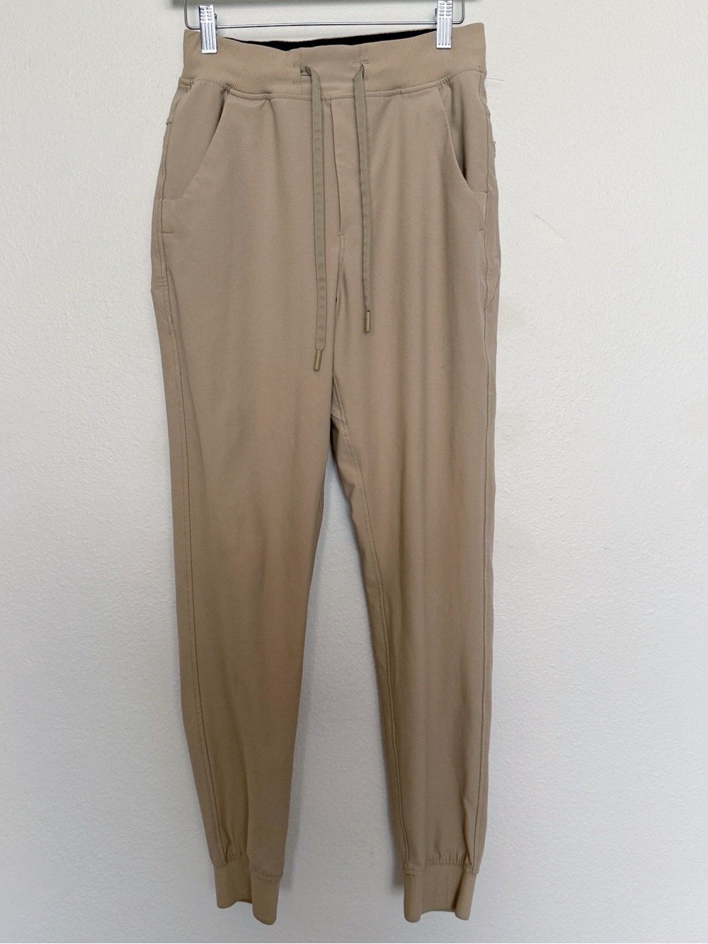 Birddogs Men's Drawstring Joggers in Tan Golf